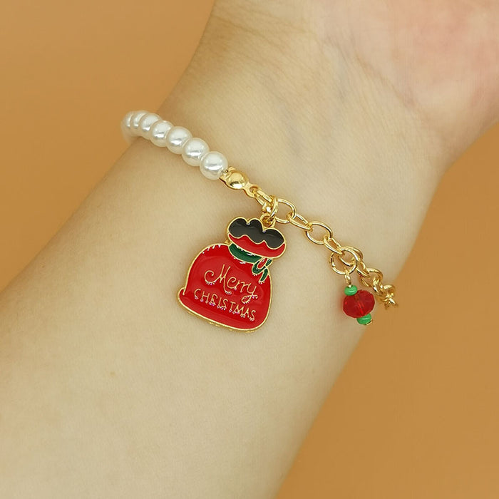 Wholesale Christmas Ornaments  Letter Lucky Bag Tree Garland Gift Gift Bracelet