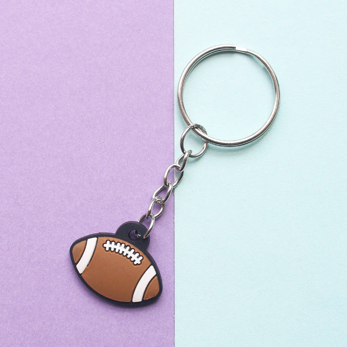 Wholesale Ball Pendants PVC Keychains