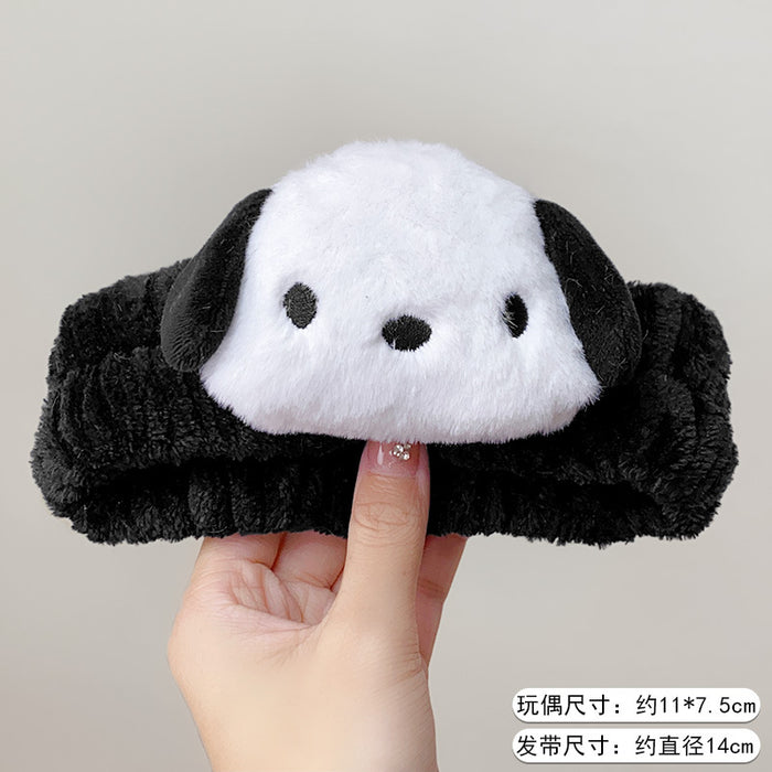 Wholesale Cute Cartoon Plush Elastic Headband JDC-HD-HengX001