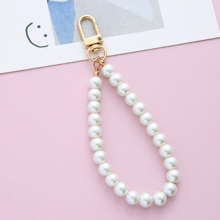 Wholesale Alloy Pearl Lanyard Keychain JDC-KC-ARui001