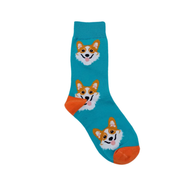 Wholesale Short-legged Corgi Cartoon Small Animal Socks JDC-SK-CG011