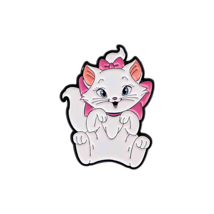 Wholesale Cartoon Bow White Cat Series Animation Anime Brooch Badge Clothing Backpack Decoration