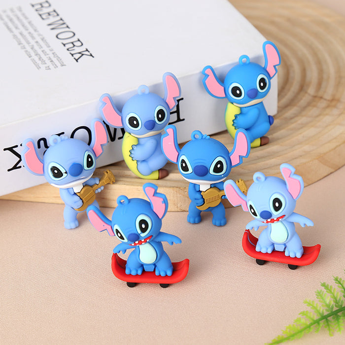 Wholesale Cute stilty key chain key ring  key chain accessories pendant