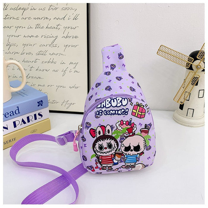 Wholesale Kidsren' s Chest Bag Cartoon Cute Small Backpack Kindergarten Messenger Bag Outdoor Coin Purse
