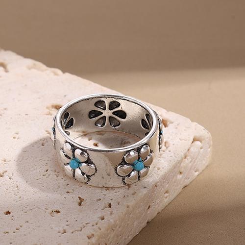 Wholesale Court-style vintage flower ring