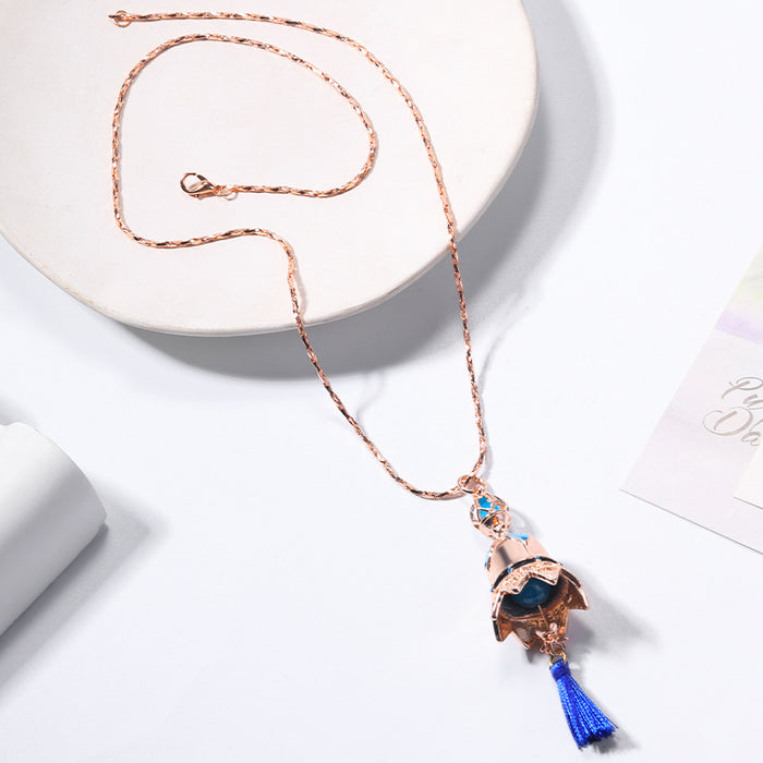 Wholesale Cartoon Alloy Bell Necklace JDC-NE-Dingy006