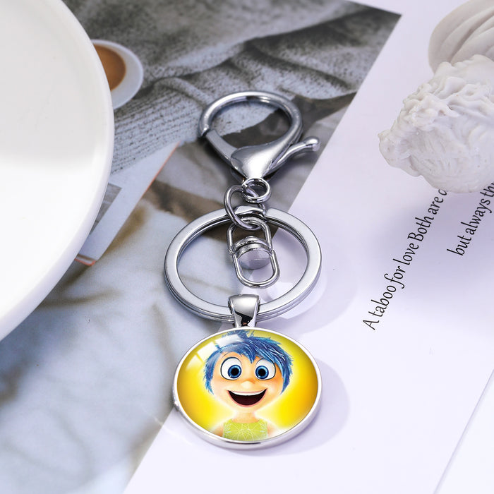 Wholesale Cartoon Time Gem Zinc Alloy Keychain JDC-KC-BS022