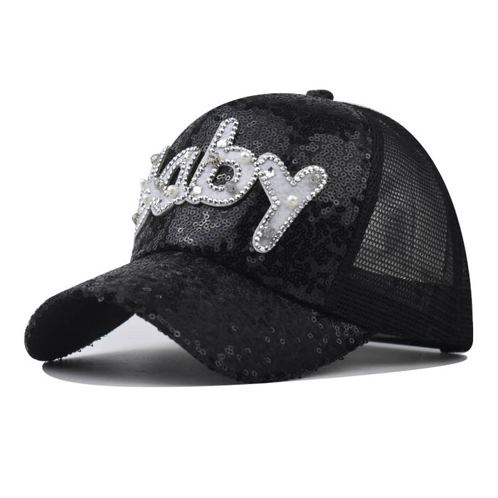 Wholesale Breathable Sequin Baseball Cap JDC-FH-ErXu004