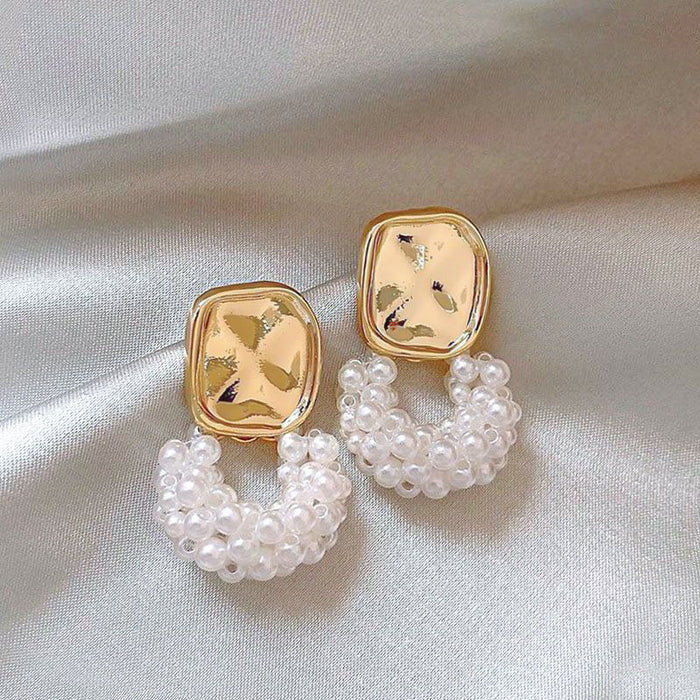 Wholesale  Flower Shell Earrings Women's  Earrings  Pearl Earrings