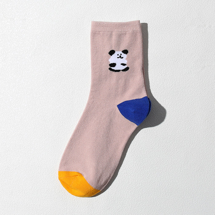 Wholesale Socks cotton tube new cartoon versatile cute cotton socks