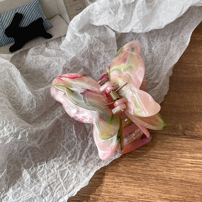 Wholesale Advanced three-dimensional butterfly clip hair clip, shark clip hair accessory at the back of the head