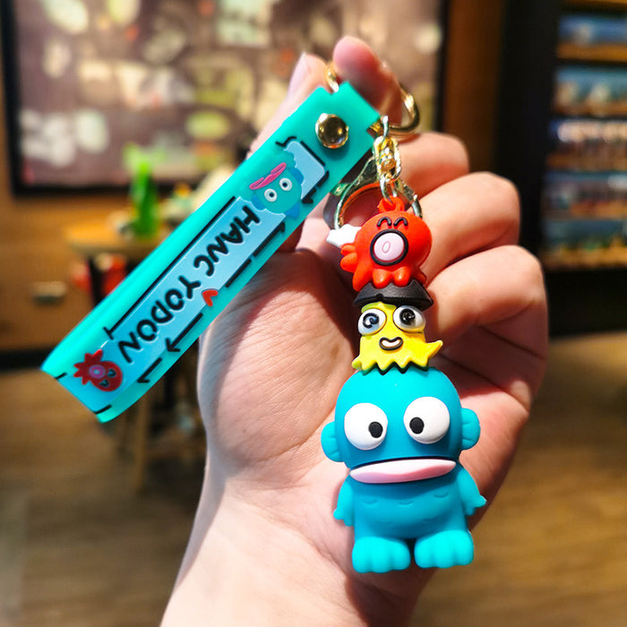 Wholesale Cute Fish Pvc Keychain Couple Doll Car Keychain