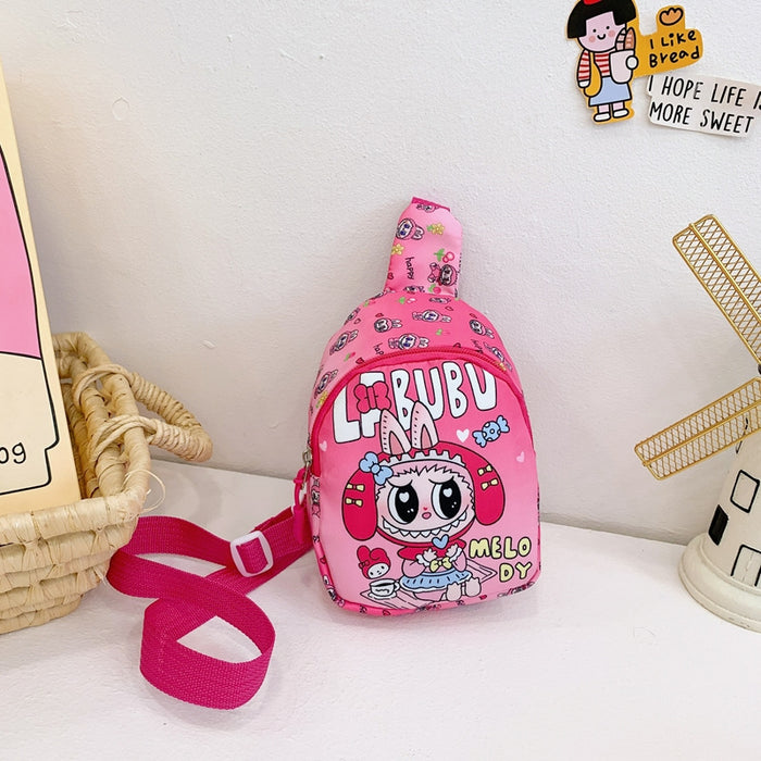 Wholesale Children' s Chest Bag Cartoon Cute Small Backpack Kindergarten Crossbody Bag Outdoor Coin Purse