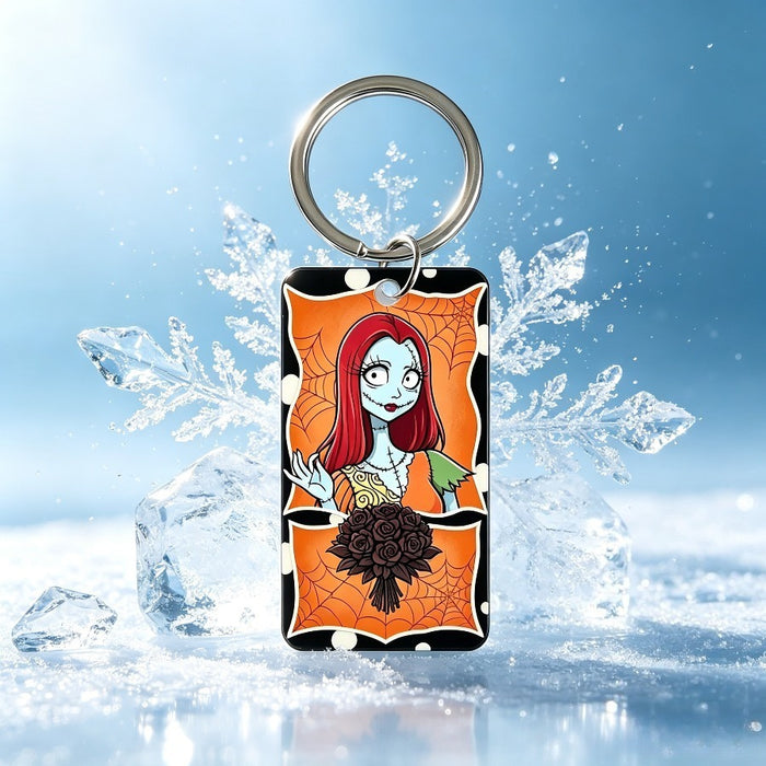 Wholesale Acrylic Pumpkin Skull Keychain Pendant  Christmas Y2K Chic Car Key Accessory Gift