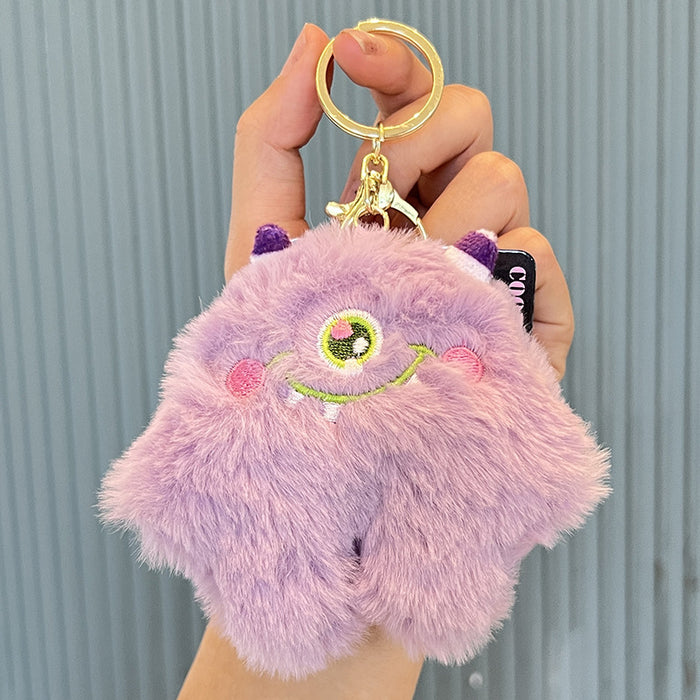 Wholesale  Plush Keychain Doll Bag Charm Cute Cartoon Keychain