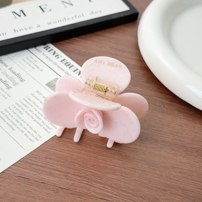 Wholesale Elegant Rose Acetic Acid Hair Clip