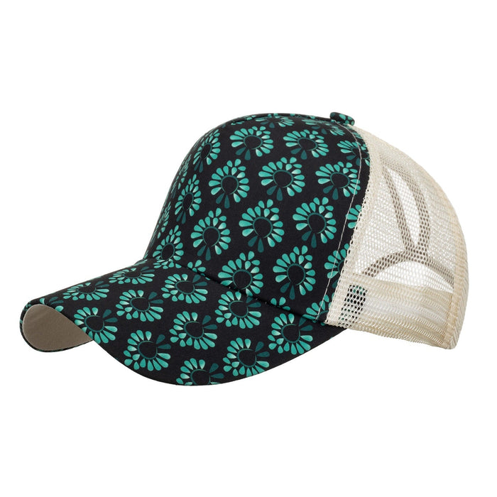 Wholesale Calico Ponytail Hole Baseball Cap Polyester JDC-FH-ZMei022