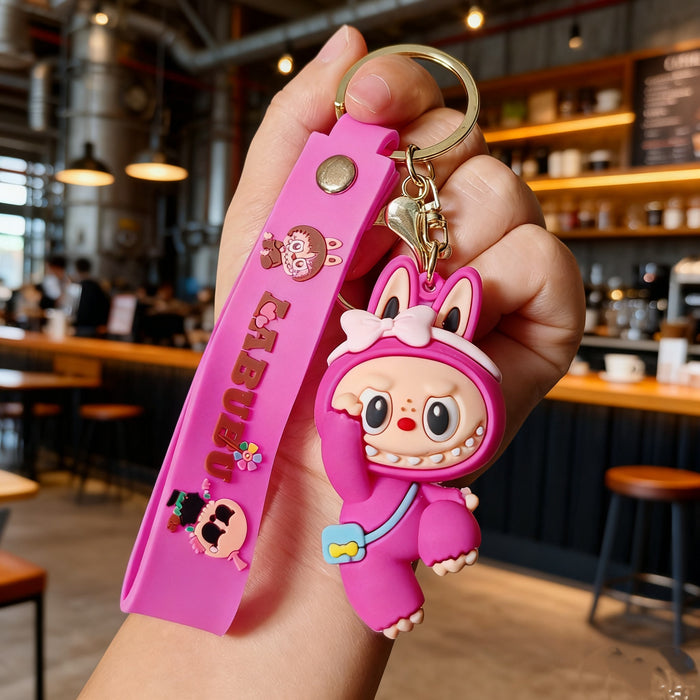 Wholesale Cute cartoon silicone keychain