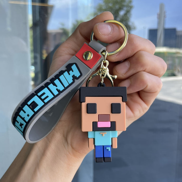 Wholesale Cartoon Figure Building Block Keychain