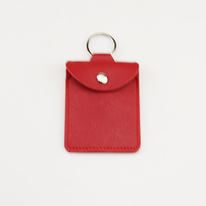 Wholesale Light Gray Artificial Leather Coin Purse Keychain Pendant Fashion Gift