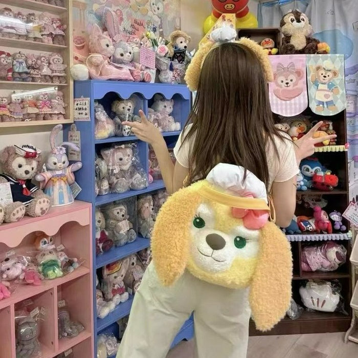 Wholesale Soft Cute Cartoon Plush Cute Backpack Large Portable Crossbody Bag Women's Grasp Gift