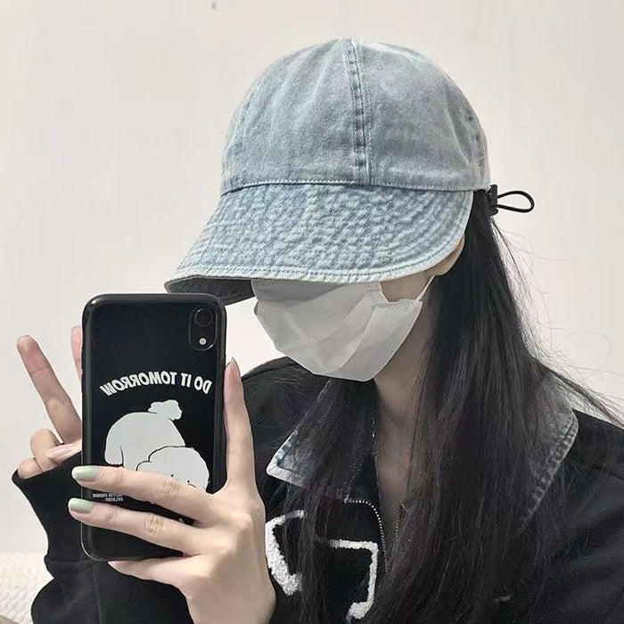 Wholesale Summer new horsetail sunscreen cap all-match breathable quick-drying cap empty sun fisherman hat