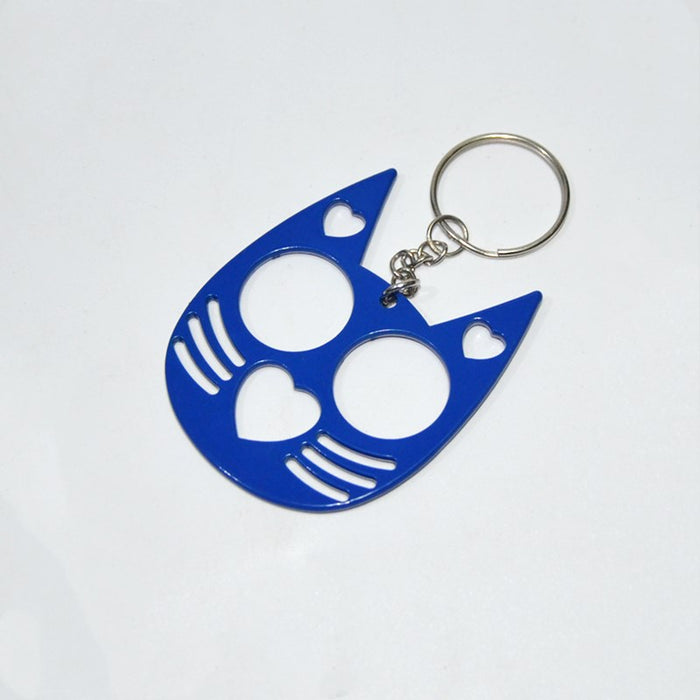 Wholesale Aluminum Alloy Multifunctional Love Cute Cat Keychain JDC-KC-KB021