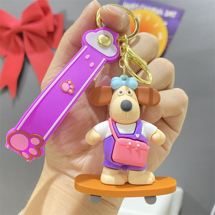 Wholesale PVC Cartoon Doll Keychain JDC-KC-WuYi021