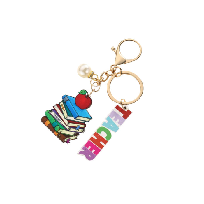 Wholesale Wooden Book Keychain JDC-KC-RongRui023