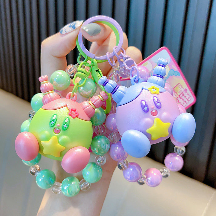 Wholesale Beaded Planet Keychain JDC-KC-GSWA014