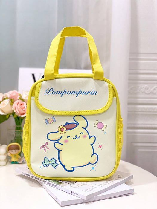 Wholesale PU Cartoon Portable Large Capacity Insulated Lunch Bag JDC-HD-Kameng001