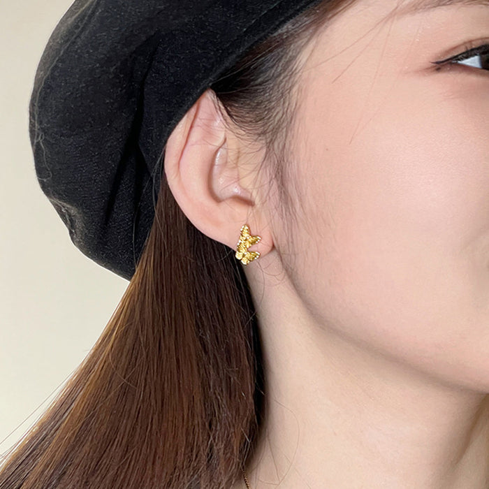 Wholesale Luxurious and exquisite butterfly earrings, women’s style and fashionable new style earrings