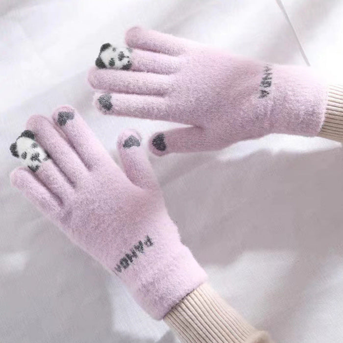 Wholesale Gloves Plush Finger Bears Keep Warm JDC-GS-shunh001