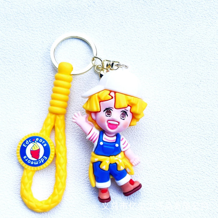 Wholesale PVC Cartoon Doll Keychain JDC-KC-YiChen001