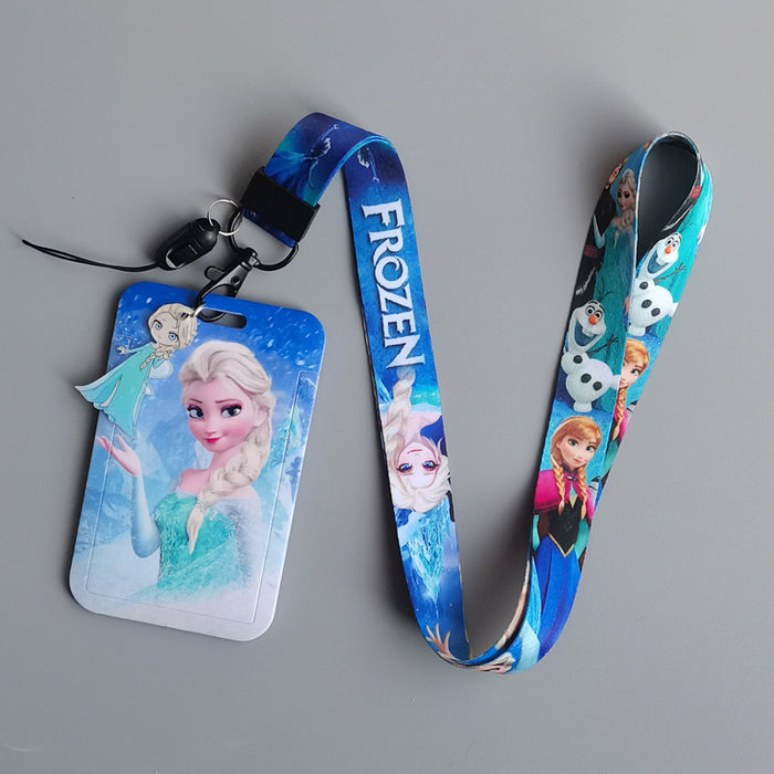 Wholesale Lanyard Keychain cartoon card holder/ ID holder