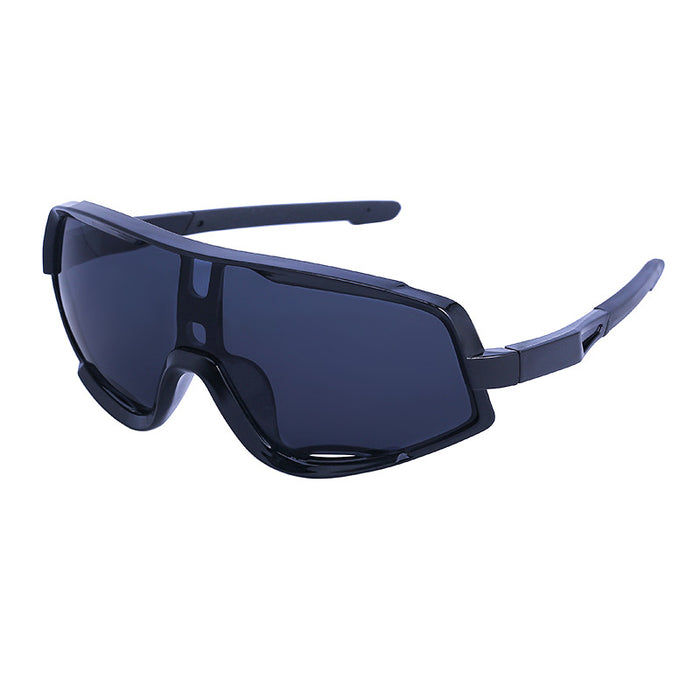 Wholesale  Colorful Sports Riding Glasses Men's Trendy Connected Lens shades Outdoor Sports Sunglasses Women's Advanced Sense