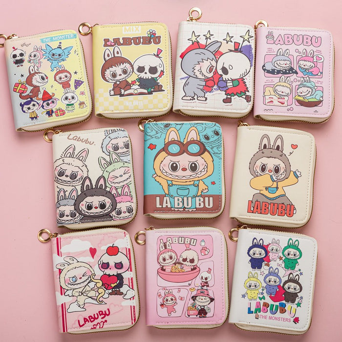 Wholesale Small Wallet Short Folding Card Holder Student Compact Multi-Compartment Wallet
