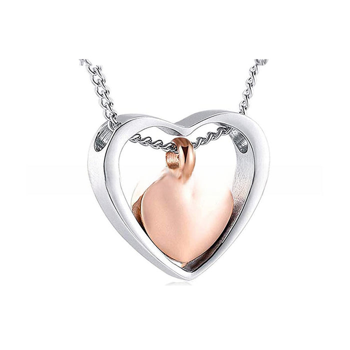 Wholesale Pendant necklace hollowed out heart-shaped creative jewelry necklace