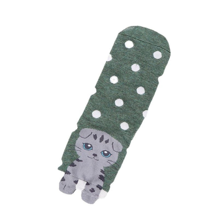 Wholesale women's socks spring and autumn striped new cotton socks cartoon socks children's
