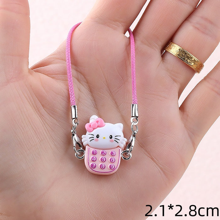 Wholesale Cartoon Mini Mobile Phone Hanging Keychains
