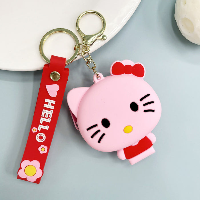 Wholesale  Cute Couple's Storage Coin Purse Keychain Cute Bag Hanging Girl's Key Bag