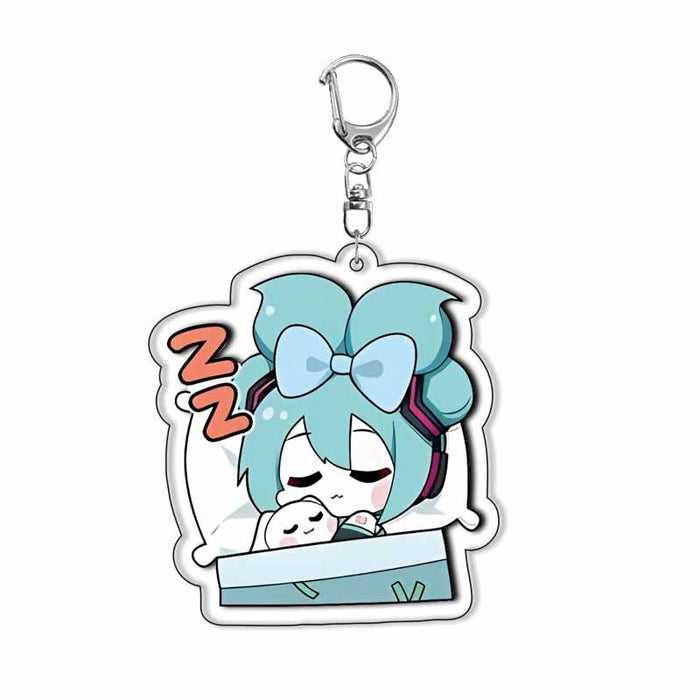 Wholesale cartoon characters acrylic keychain