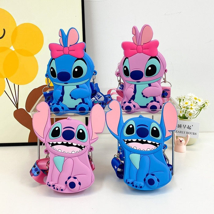 Wholesale stilley silicone bag cute doll children's bag small satchel keychain coin purse