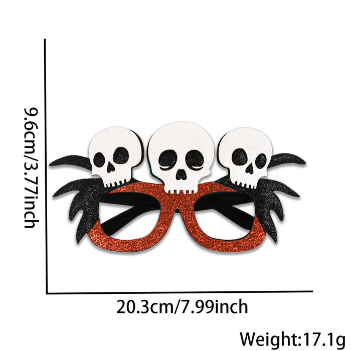Wholesale  Pumpkin Glasses Decoration Photo Props Children' s Ghost Festival Party Dress-up Horror Bat Skull Glasses