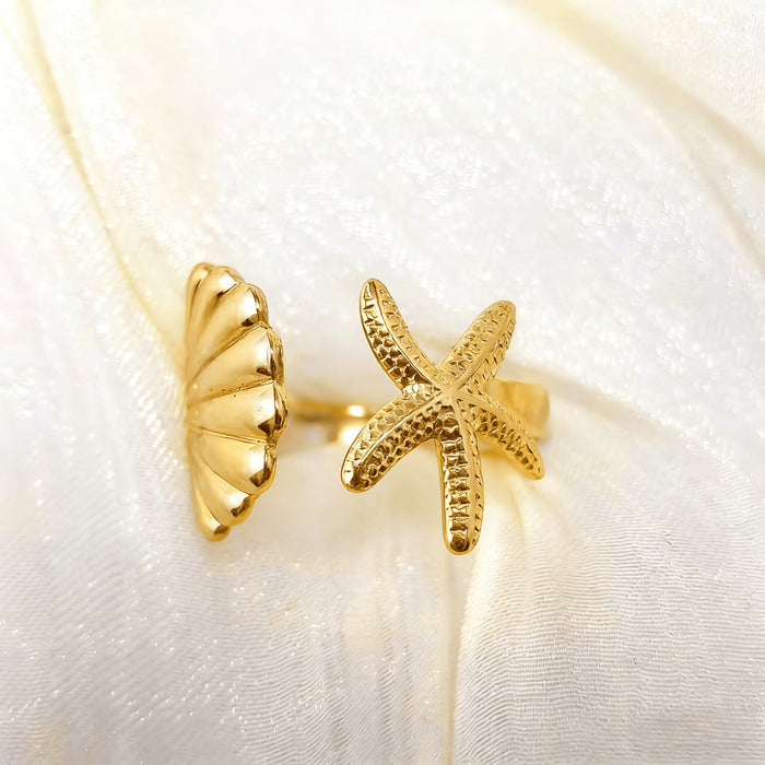 Wholesale Ocean Series Stainless Steel Ring