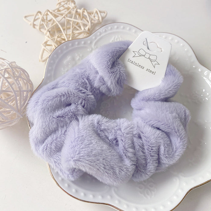 Wholesale Korean Autumn and Winter Cute Imitation Rabbit Velvet Hair Scrunchies