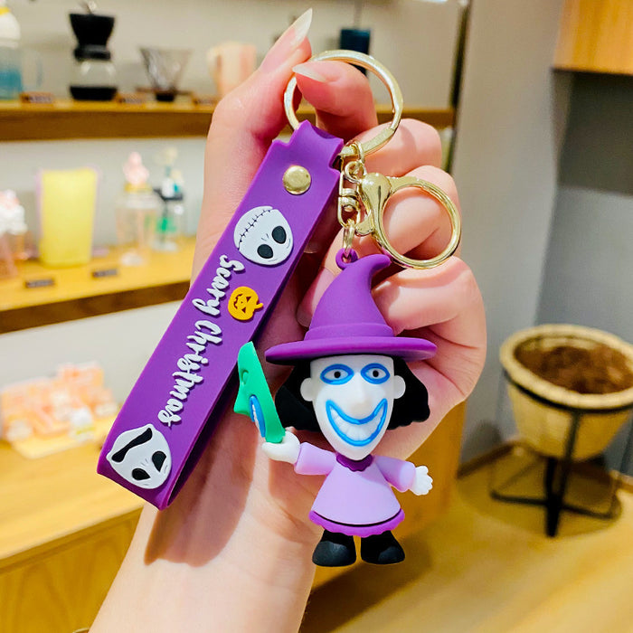 Wholesale Cartoon Doll Silicone Keychain JDC-KC-MingT262