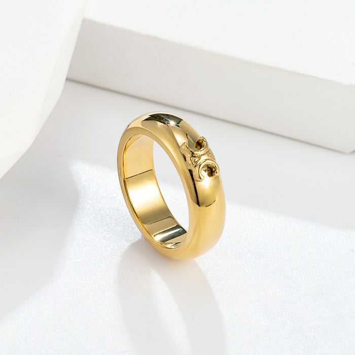Wholesale Fashion light luxury ring, women's simple and high-end ring wholesale
