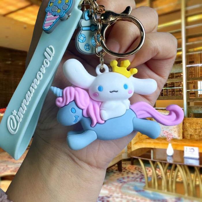 Wholesale Cartoon Doll Silicone Keychain JDC-KC-MingT272