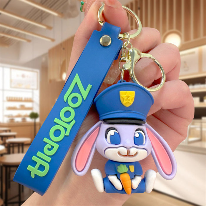 Wholesale PVC Cartoon Doll Keychain JDC-KC-BaoDou012